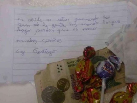 En Twitter aplaudieron al niño argentino que donó "todo lo que tenía" a los afectados de los incendios en Chile